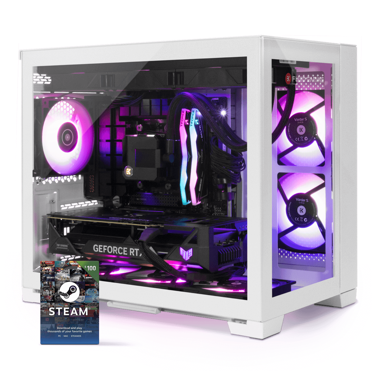 NVIDIA RTX 3060 Ti Gaming PCs - Water-Cooled EK AIO Plus – Fluidgaming ...