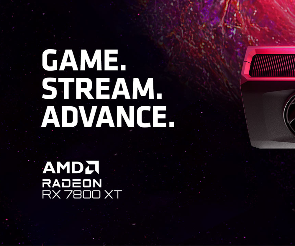AMD RADEON RX 7800 XT GAMING PC, RYZEN 7 7800X3D, WINDOWS 11